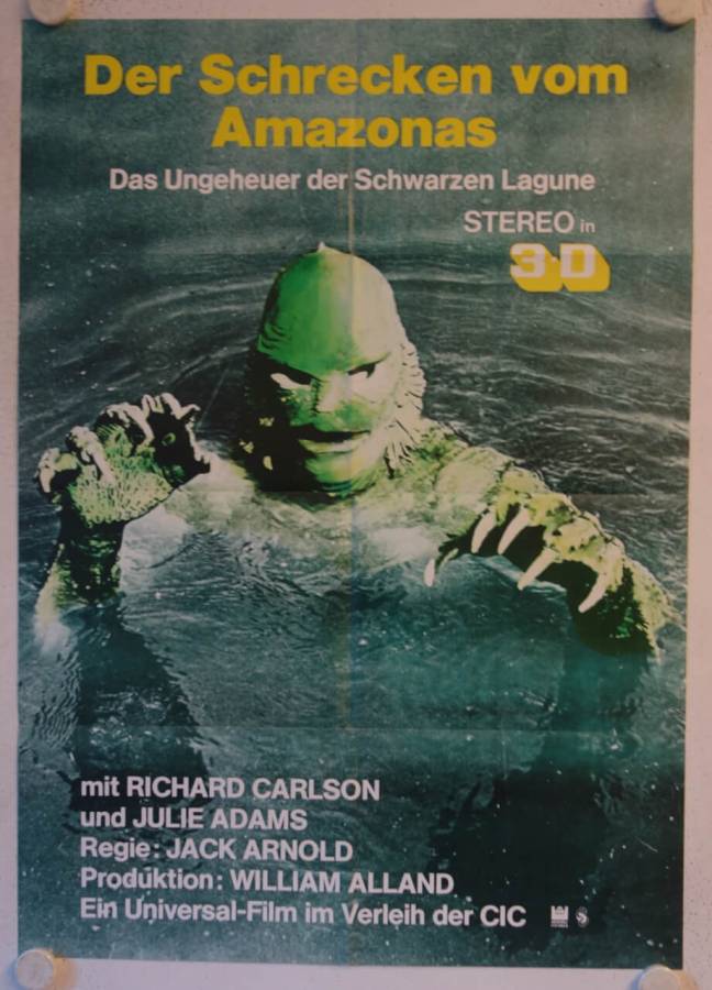 Creature from the Black Lagoon re-release german movie poster